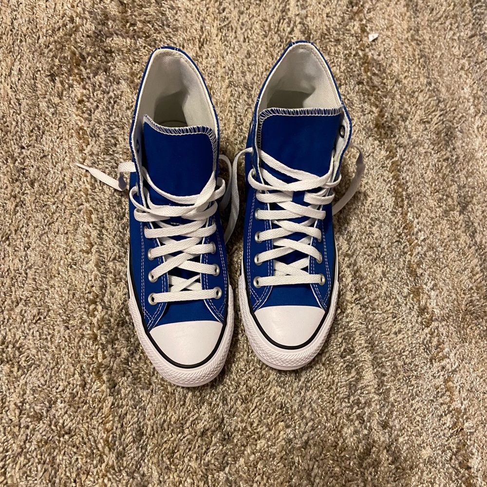 Blue converse brand new